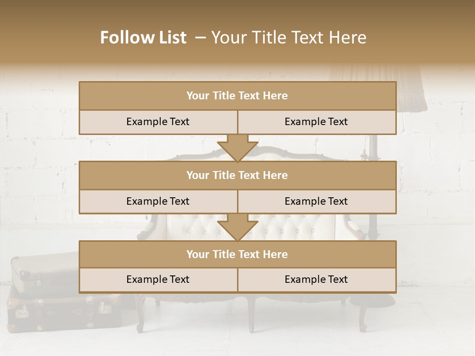 Brick Lamp Lifestyle PowerPoint Template