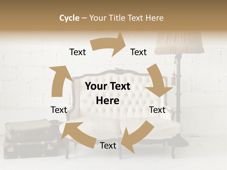 Brick Lamp Lifestyle PowerPoint Template