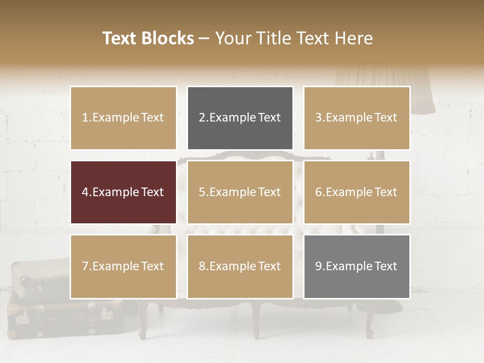 Brick Lamp Lifestyle PowerPoint Template