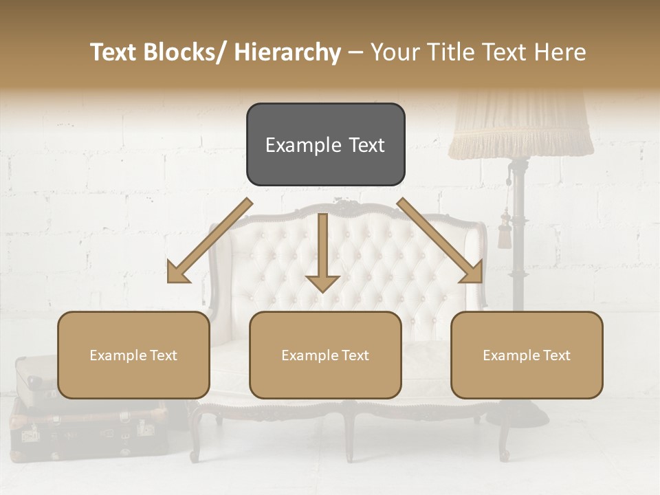 Brick Lamp Lifestyle PowerPoint Template