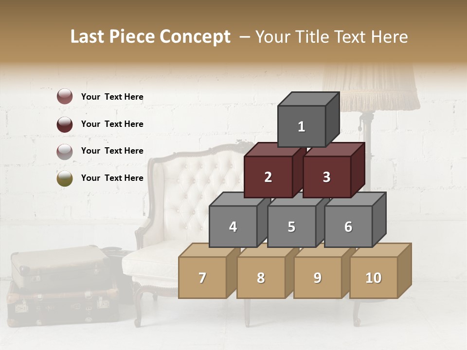 Brick Lamp Lifestyle PowerPoint Template