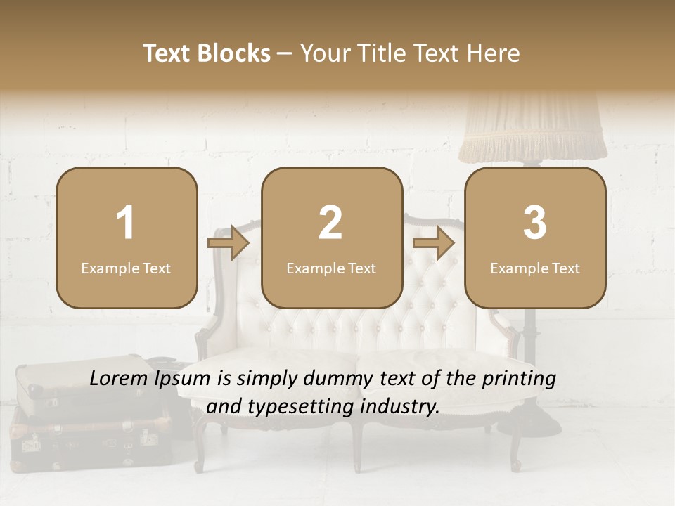 Brick Lamp Lifestyle PowerPoint Template