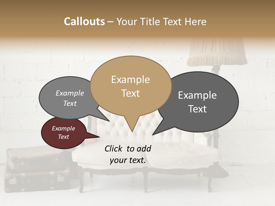 Brick Lamp Lifestyle PowerPoint Template