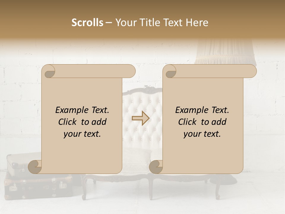 Brick Lamp Lifestyle PowerPoint Template