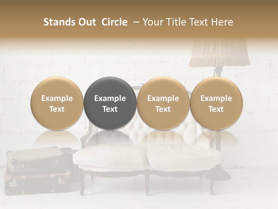 Brick Lamp Lifestyle PowerPoint Template