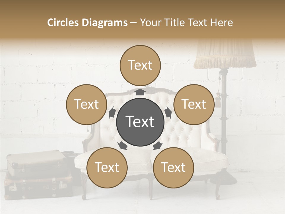 Brick Lamp Lifestyle PowerPoint Template