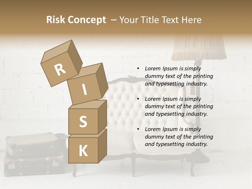 Brick Lamp Lifestyle PowerPoint Template