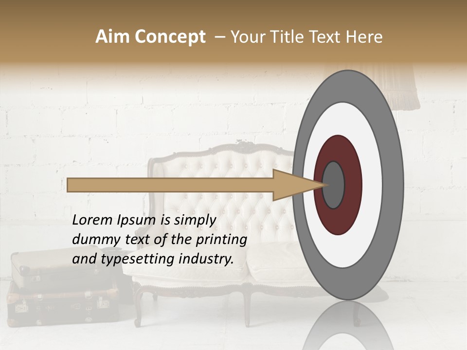 Brick Lamp Lifestyle PowerPoint Template