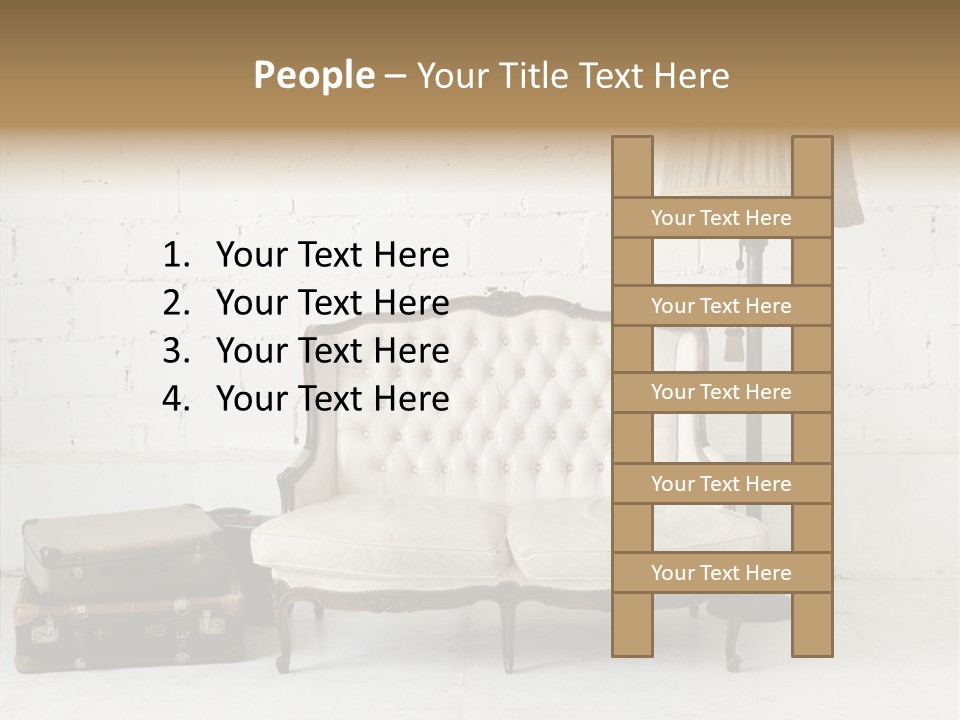 Brick Lamp Lifestyle PowerPoint Template