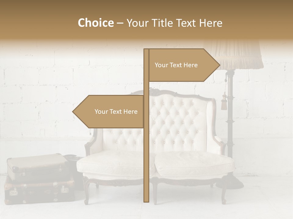 Brick Lamp Lifestyle PowerPoint Template