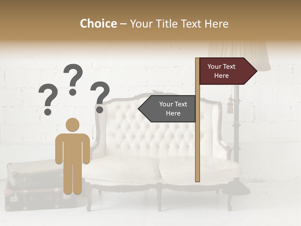 Brick Lamp Lifestyle PowerPoint Template