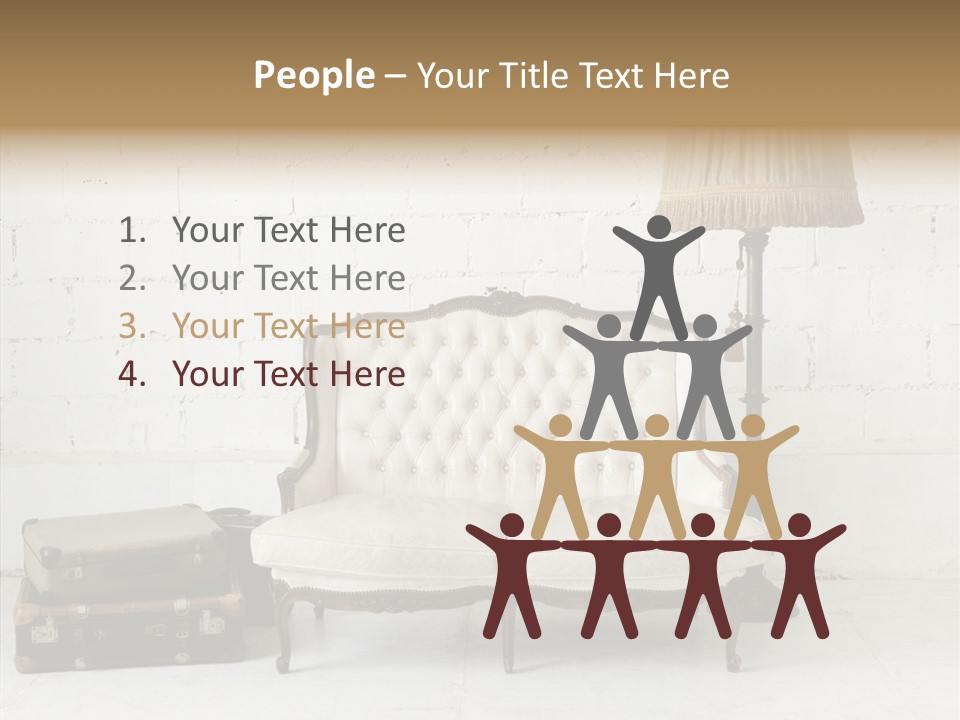 Brick Lamp Lifestyle PowerPoint Template