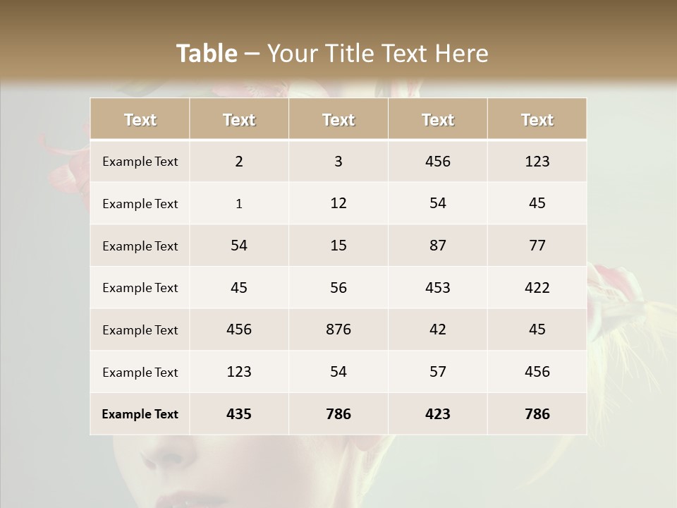 Light Attractive Body PowerPoint Template