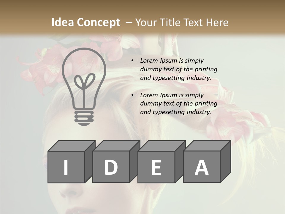 Light Attractive Body PowerPoint Template