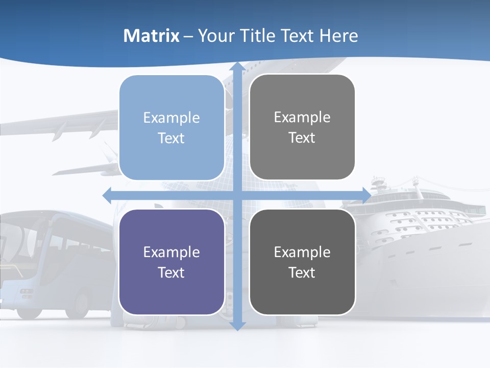 Business Ship D Rendering PowerPoint Template
