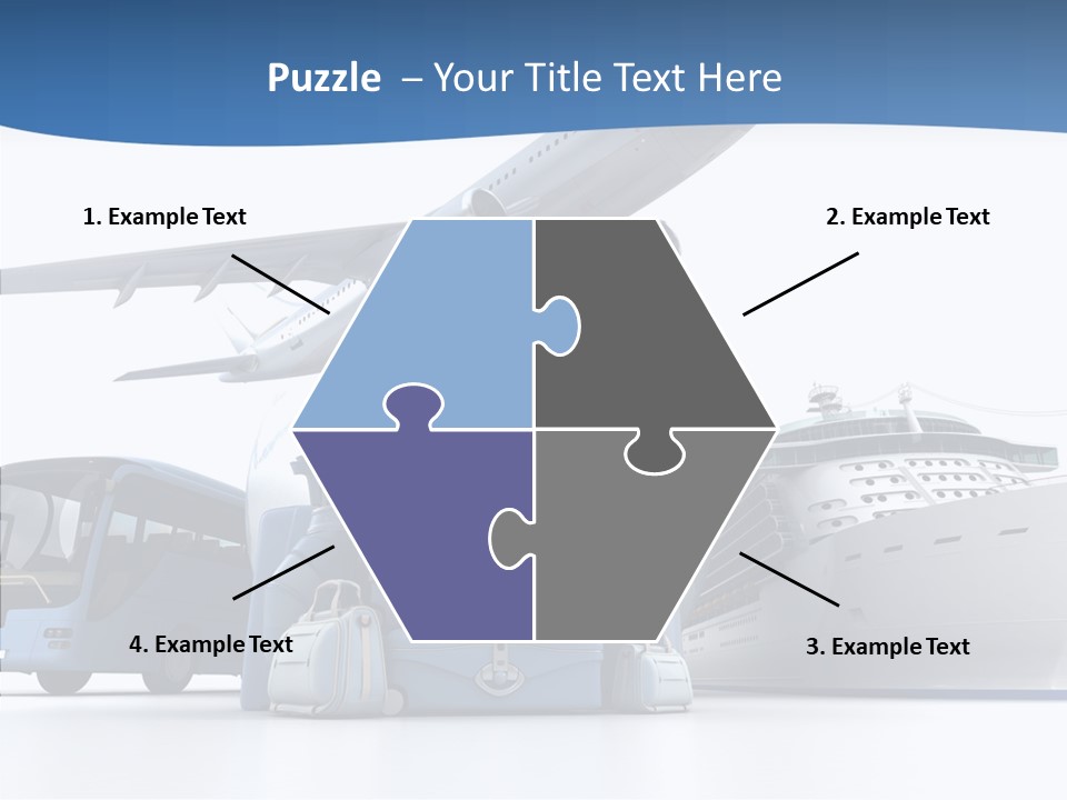 Business Ship D Rendering PowerPoint Template