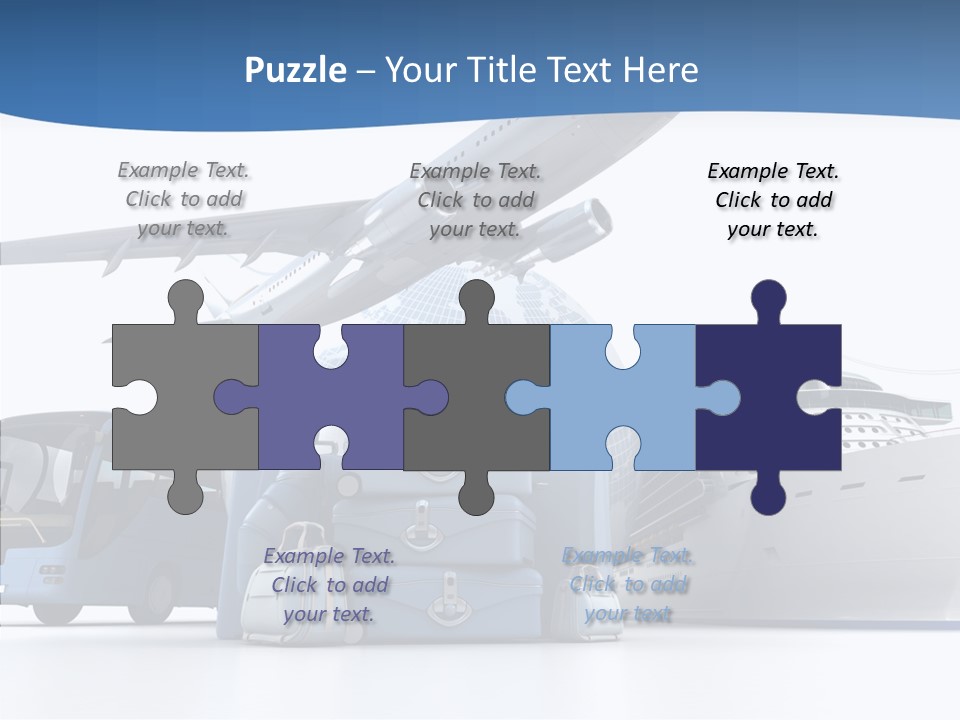 Business Ship D Rendering PowerPoint Template