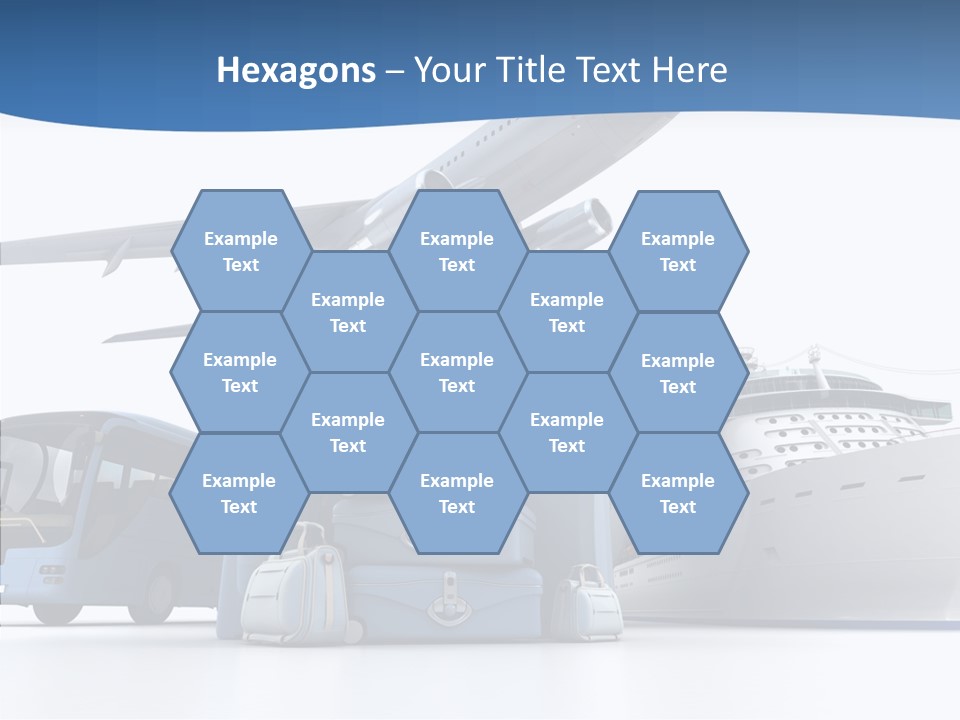 Business Ship D Rendering PowerPoint Template