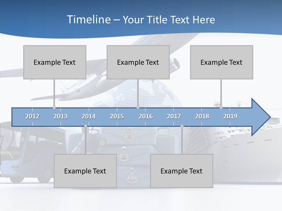 Business Ship D Rendering PowerPoint Template