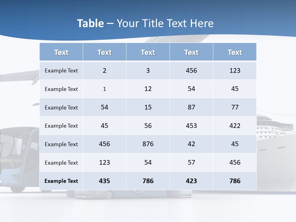 Business Ship D Rendering PowerPoint Template