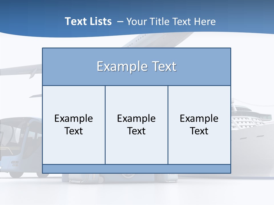 Business Ship D Rendering PowerPoint Template