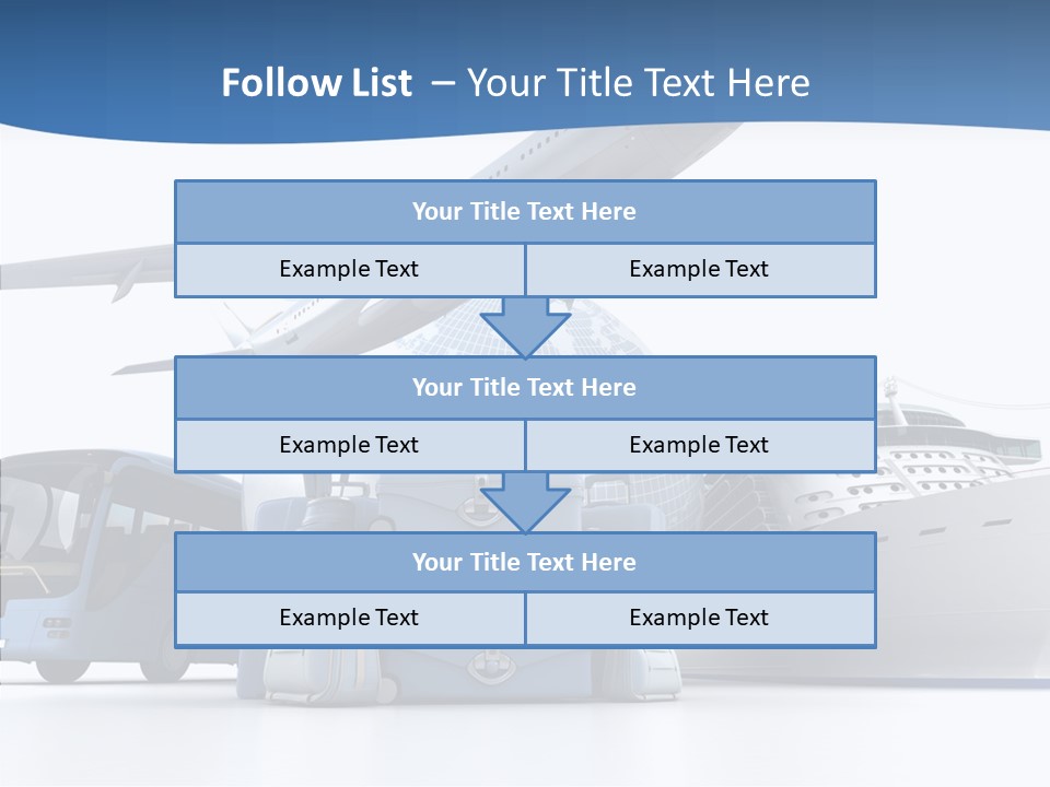 Business Ship D Rendering PowerPoint Template