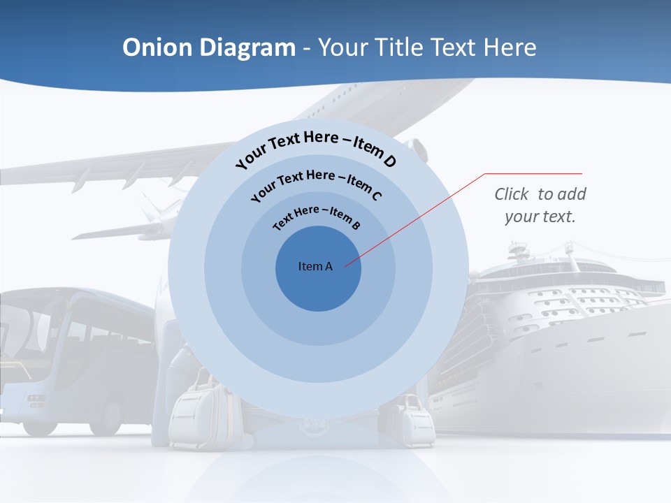 Business Ship D Rendering PowerPoint Template