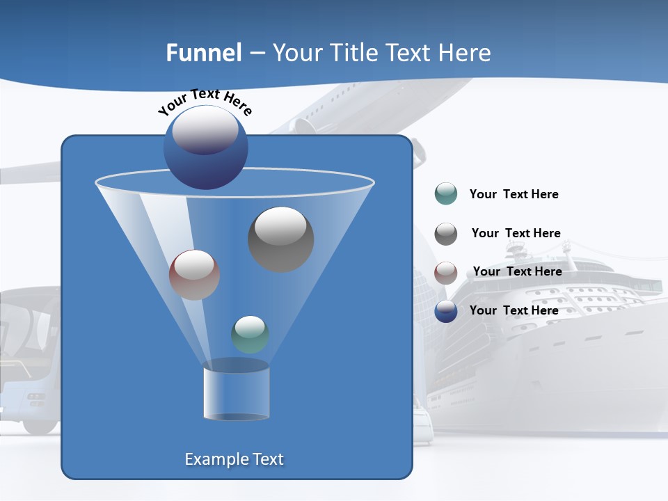 Business Ship D Rendering PowerPoint Template