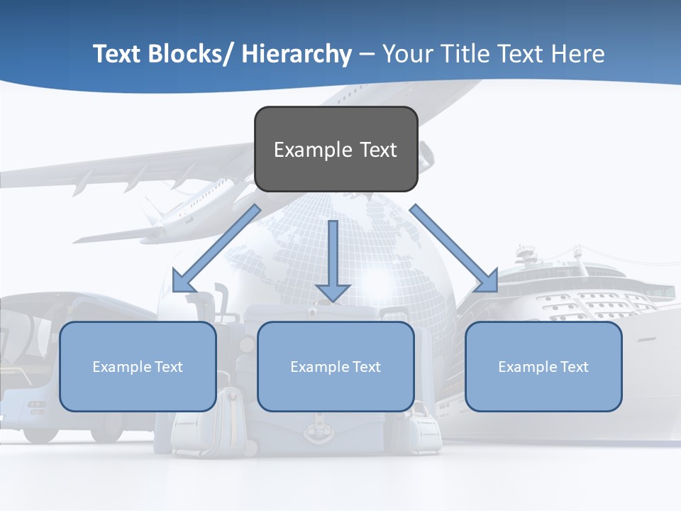 Business Ship D Rendering PowerPoint Template