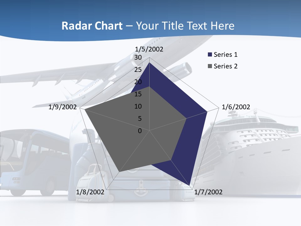 Business Ship D Rendering PowerPoint Template