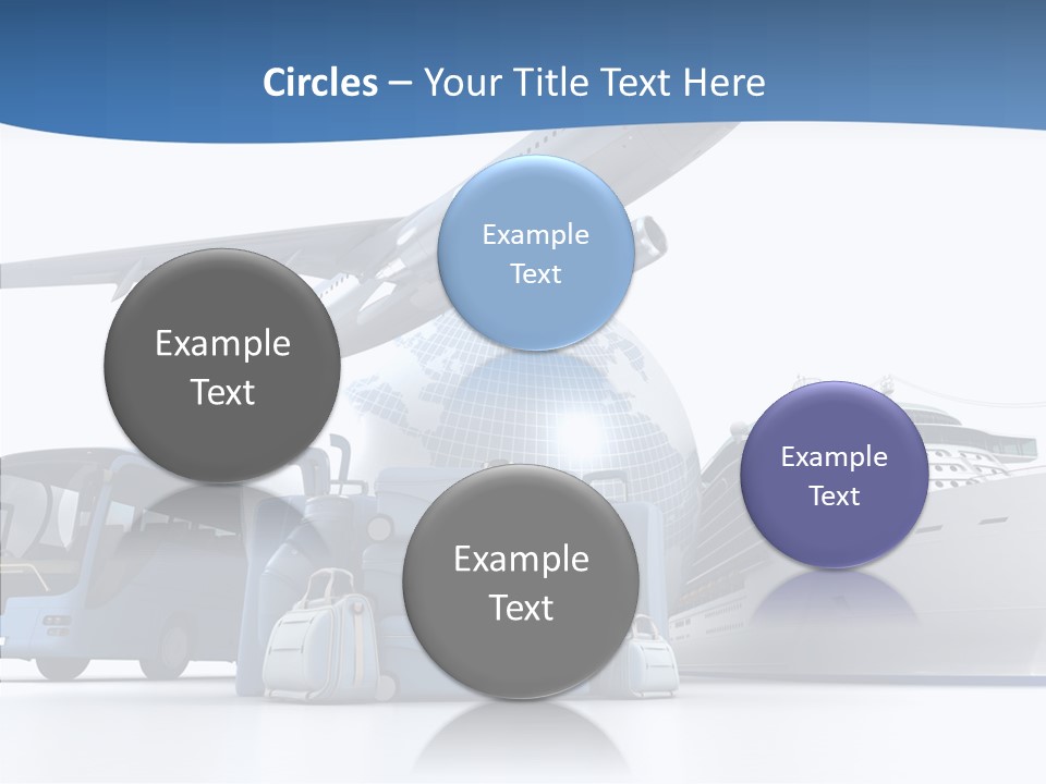 Business Ship D Rendering PowerPoint Template