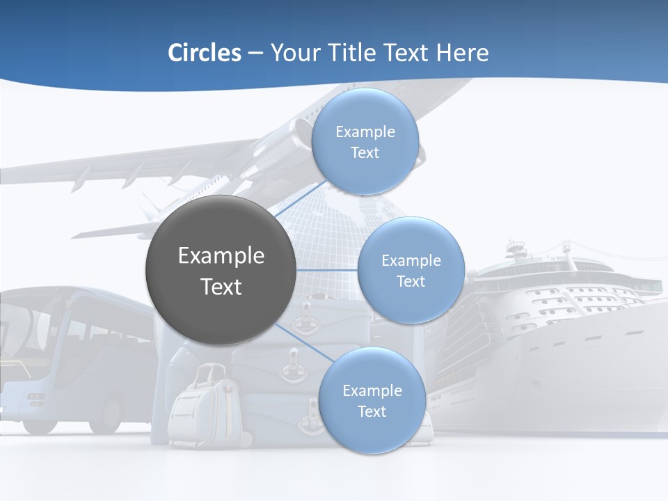 Business Ship D Rendering PowerPoint Template