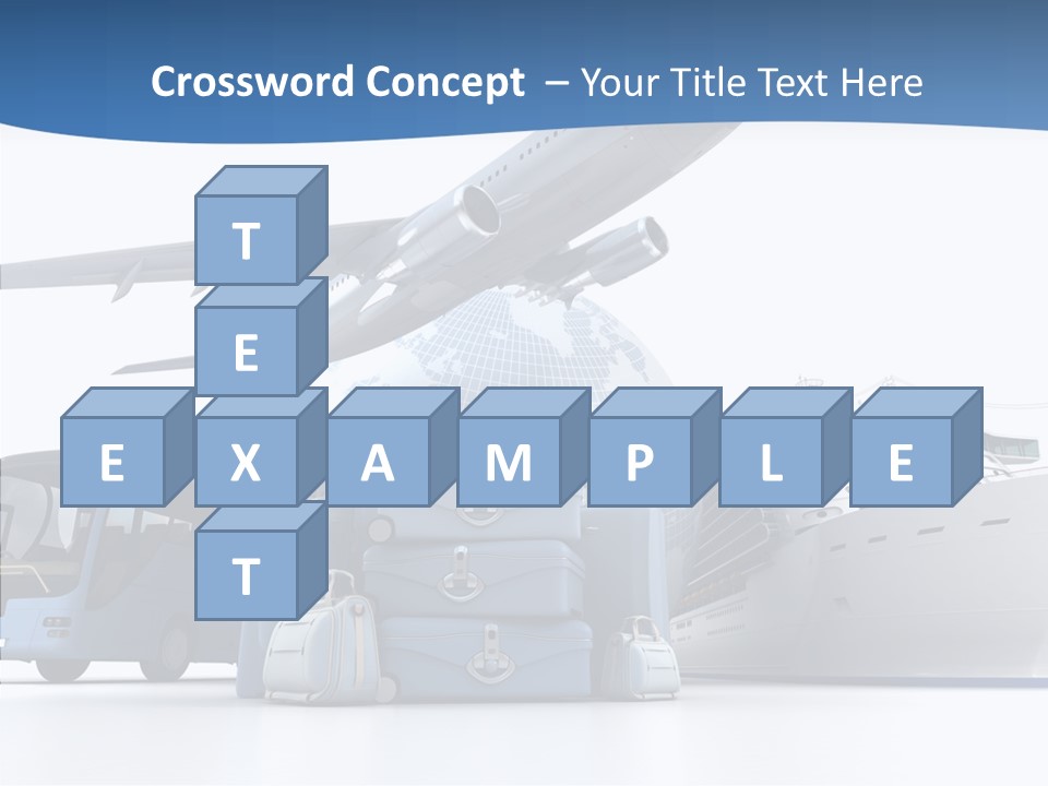 Business Ship D Rendering PowerPoint Template