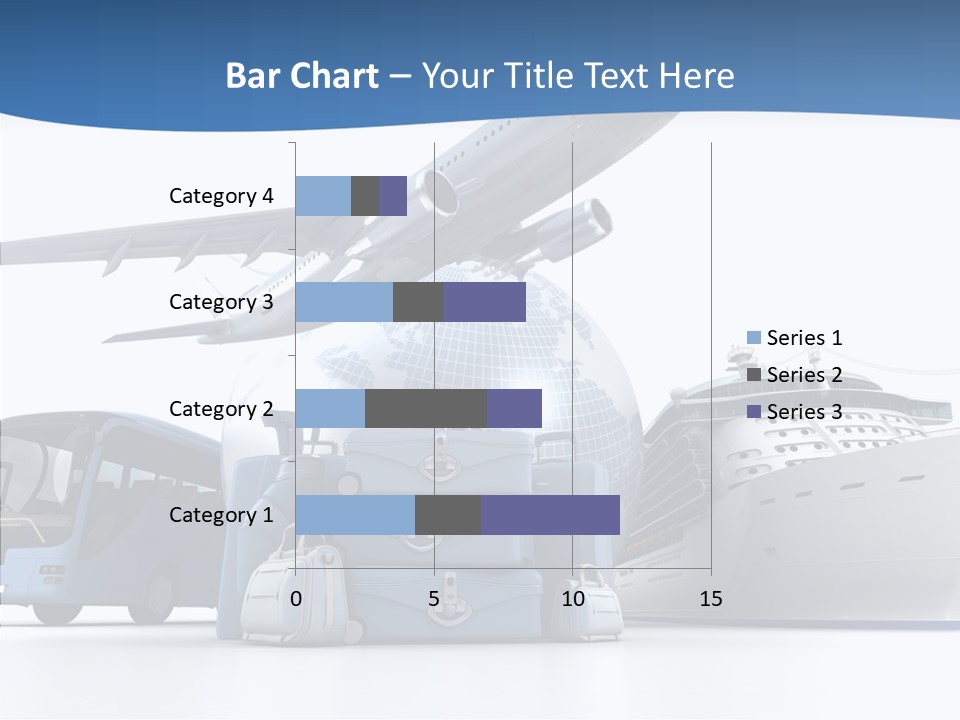 Business Ship D Rendering PowerPoint Template