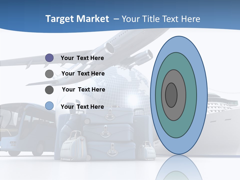 Business Ship D Rendering PowerPoint Template