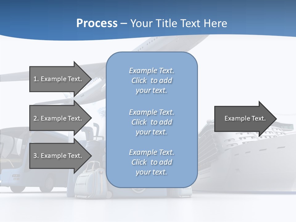 Business Ship D Rendering PowerPoint Template
