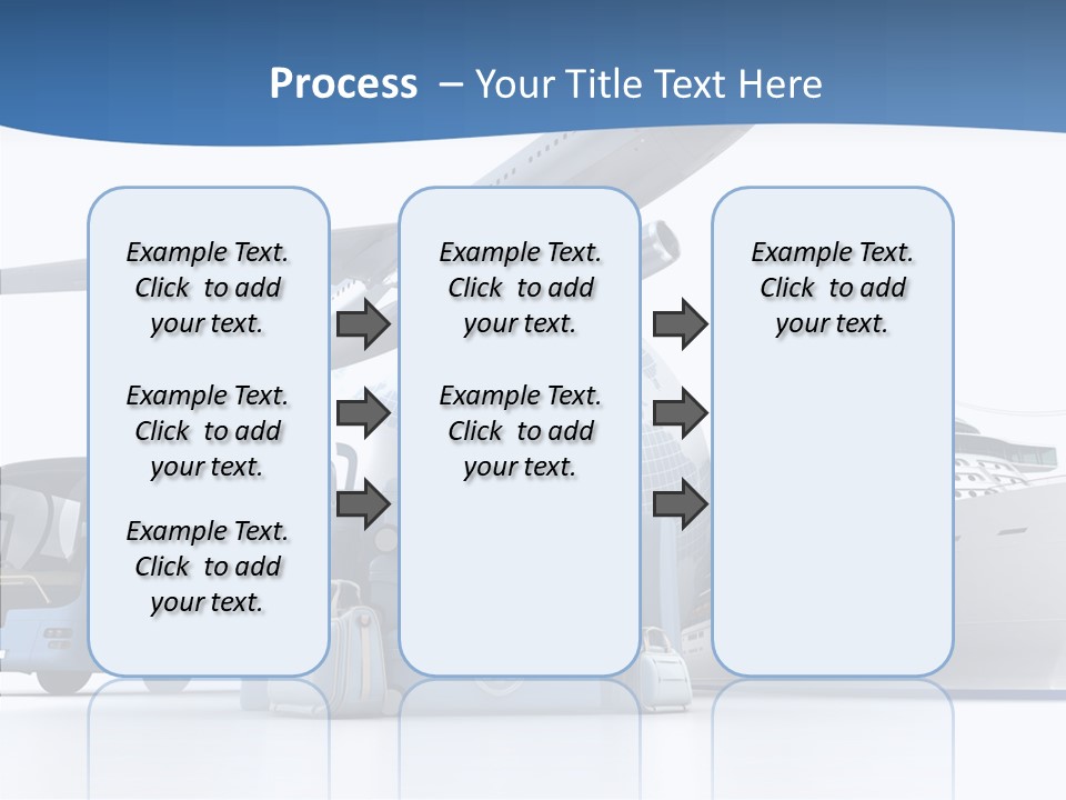 Business Ship D Rendering PowerPoint Template
