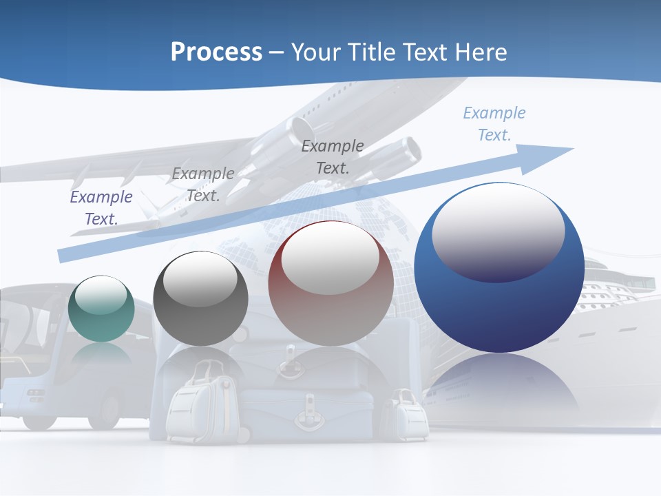 Business Ship D Rendering PowerPoint Template