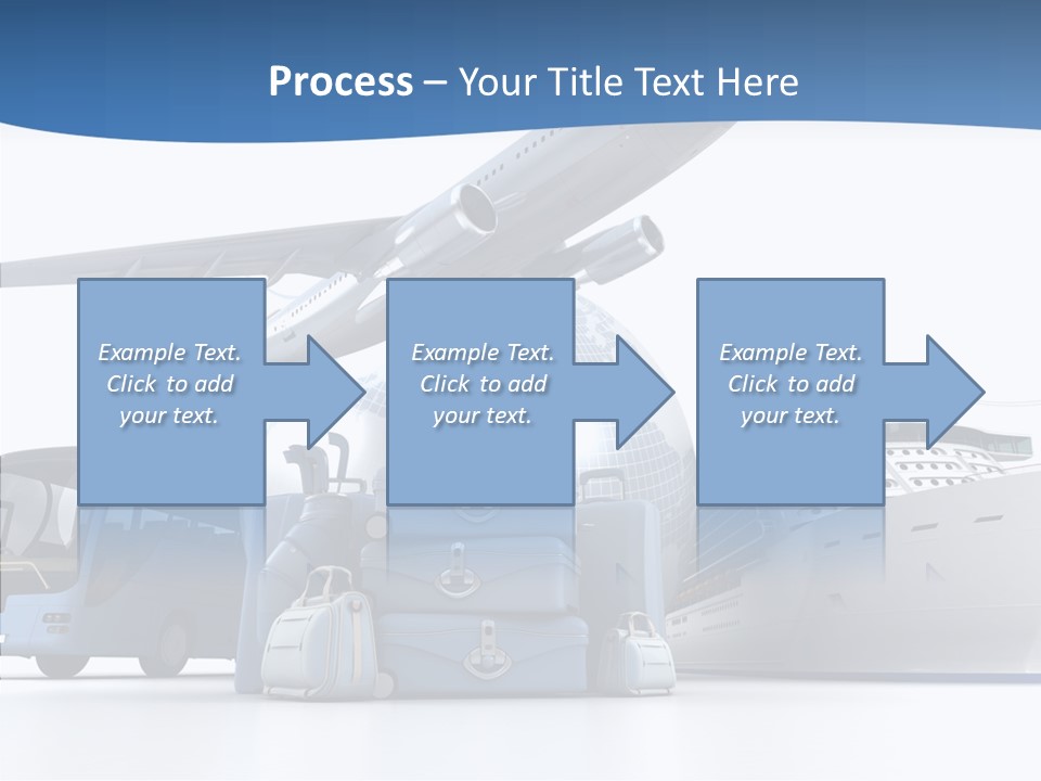 Business Ship D Rendering PowerPoint Template