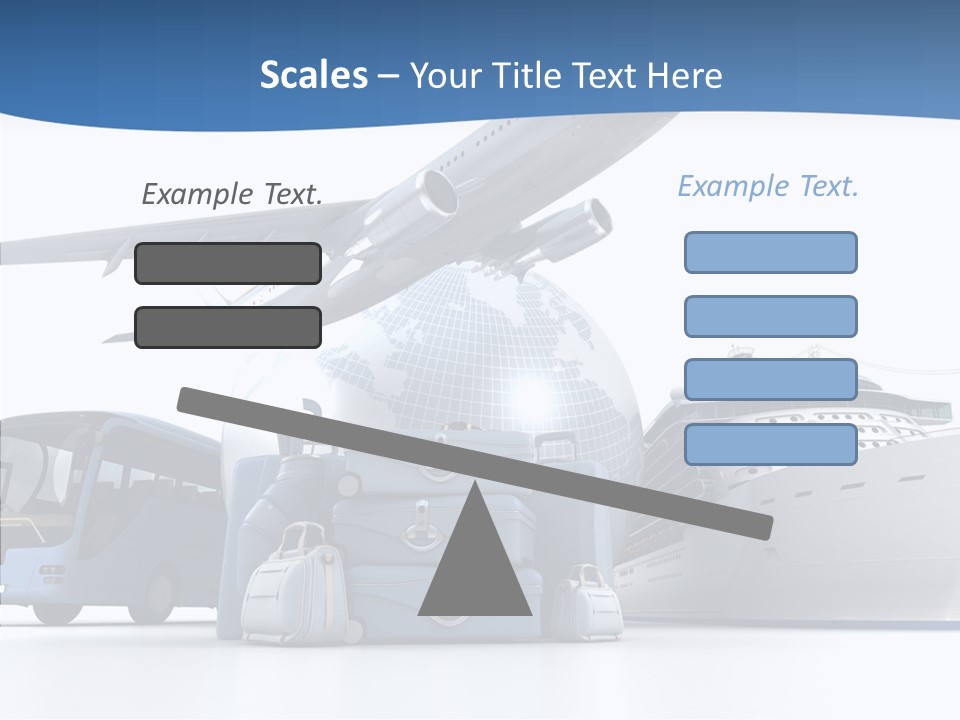 Business Ship D Rendering PowerPoint Template