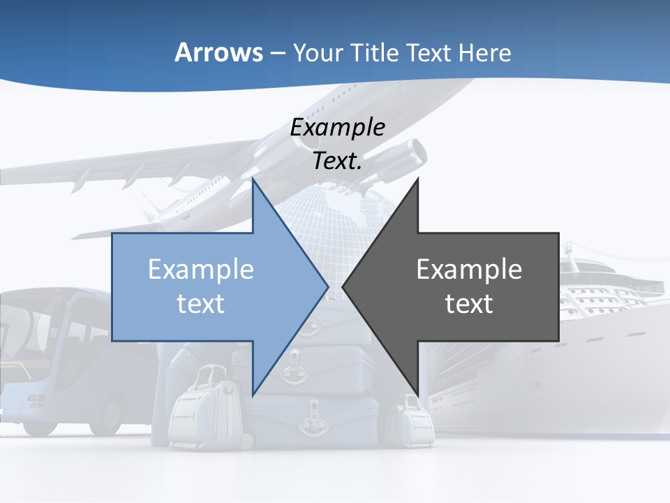 Business Ship D Rendering PowerPoint Template