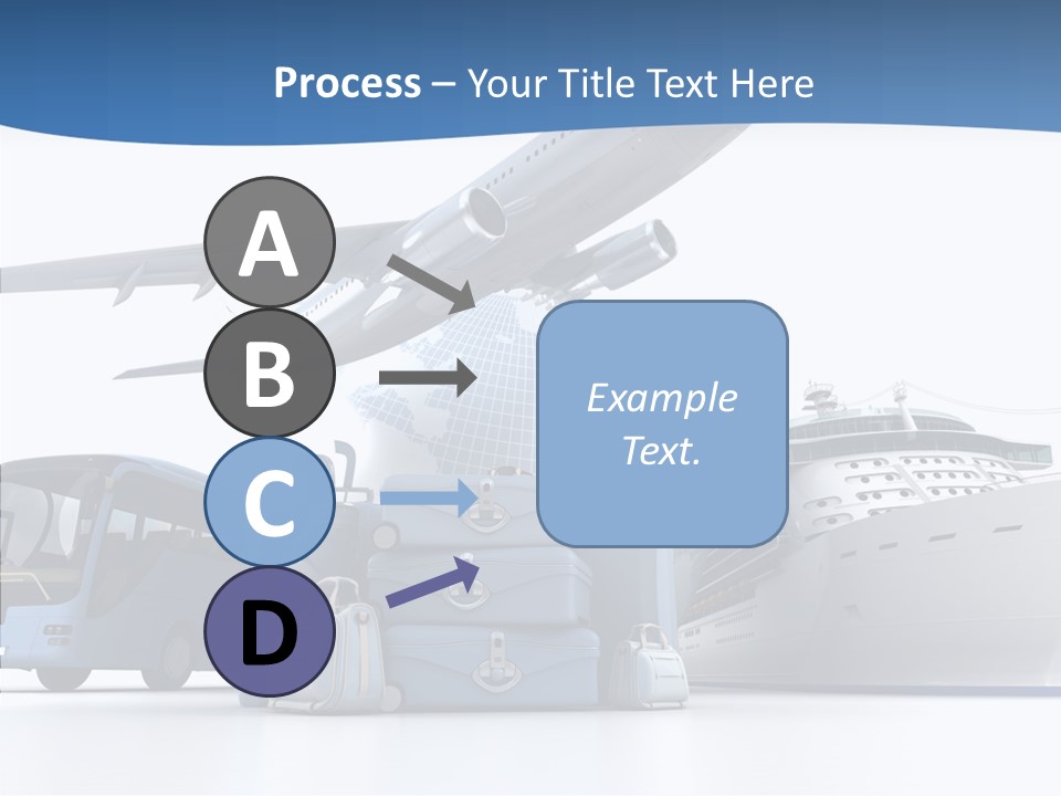 Business Ship D Rendering PowerPoint Template