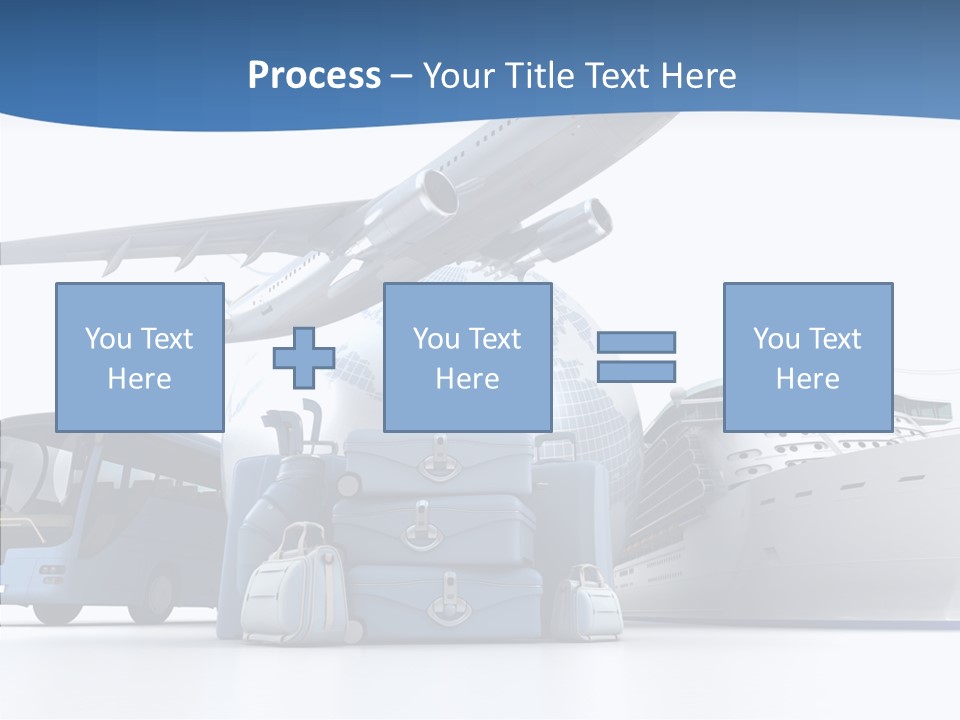 Business Ship D Rendering PowerPoint Template
