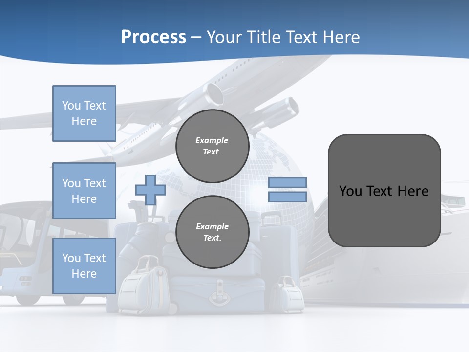 Business Ship D Rendering PowerPoint Template