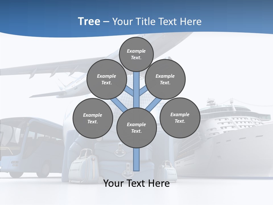 Business Ship D Rendering PowerPoint Template