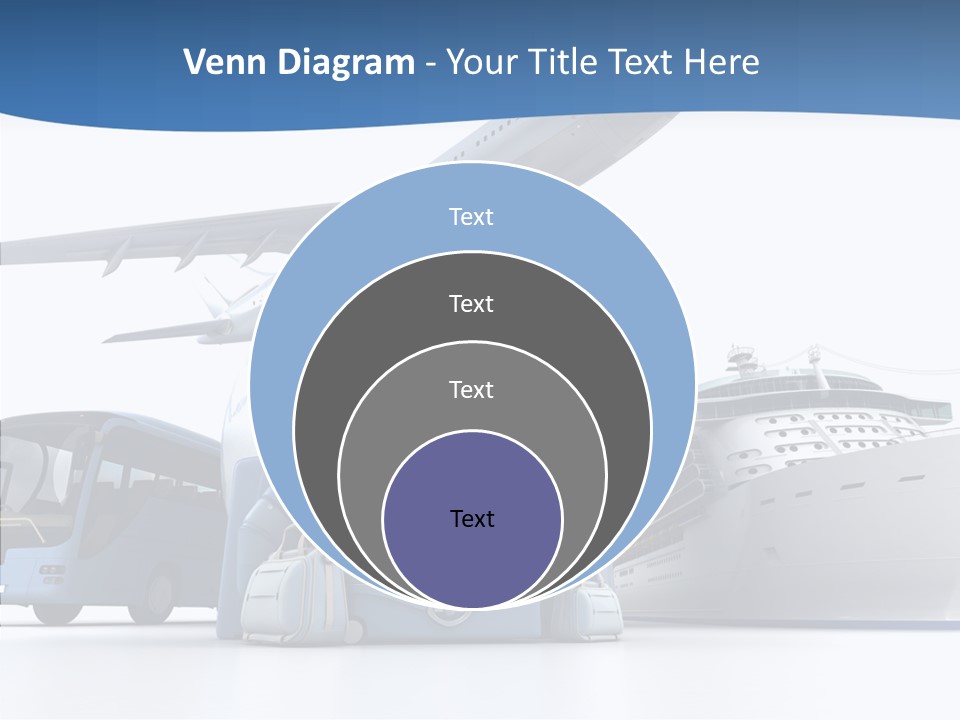 Business Ship D Rendering PowerPoint Template