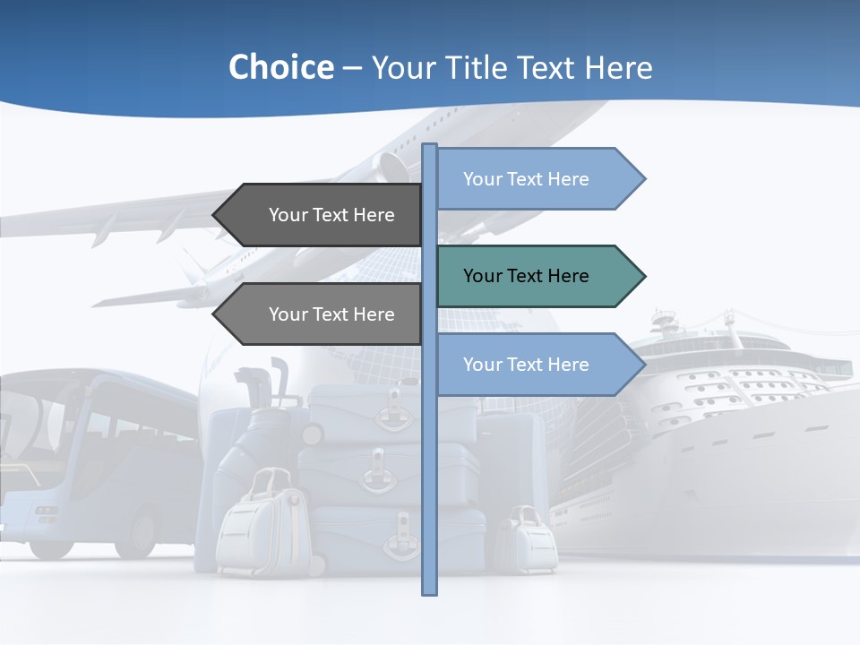 Business Ship D Rendering PowerPoint Template