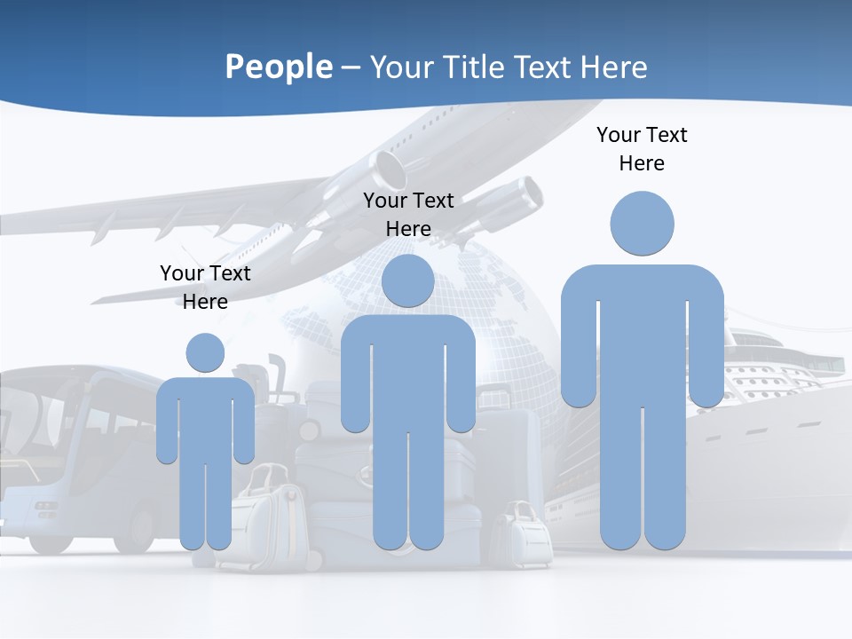 Business Ship D Rendering PowerPoint Template