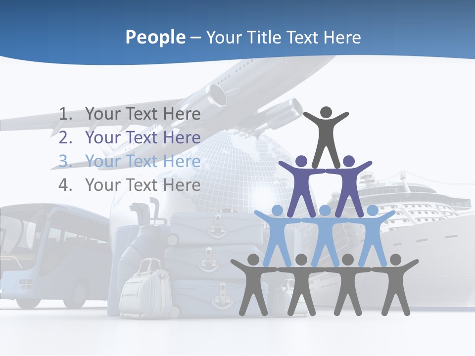 Business Ship D Rendering PowerPoint Template