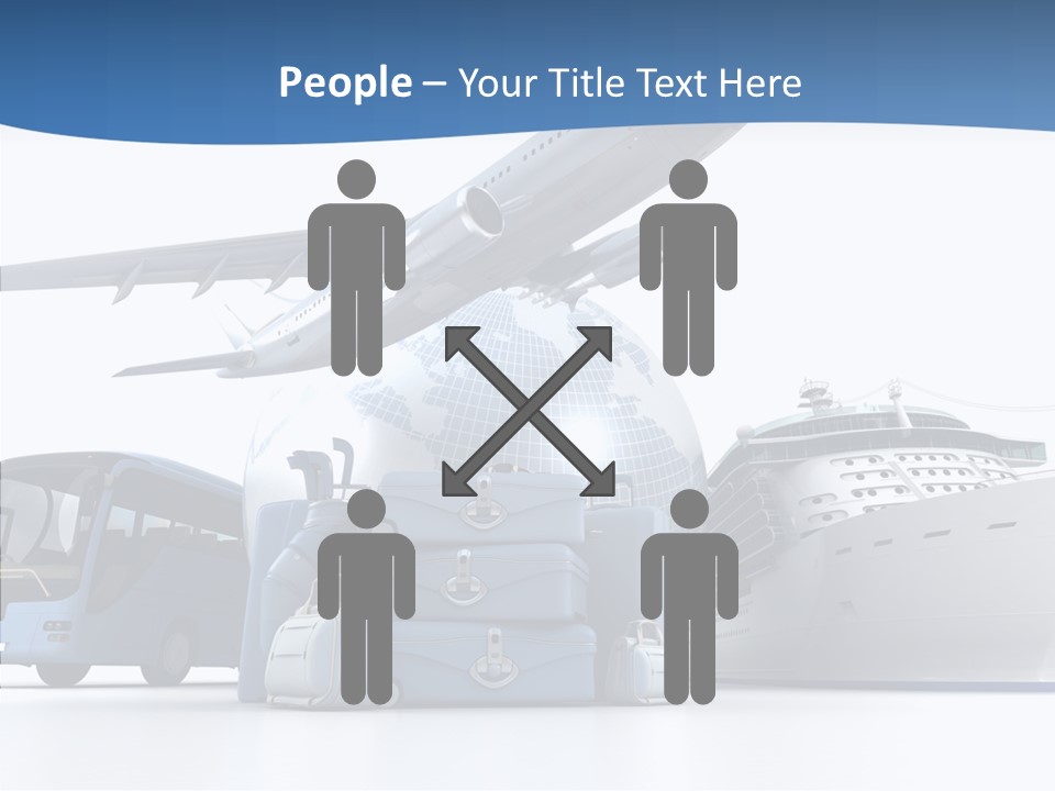 Business Ship D Rendering PowerPoint Template